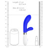 Luminous Vibro Rabbit Achilles 20cm Bleu